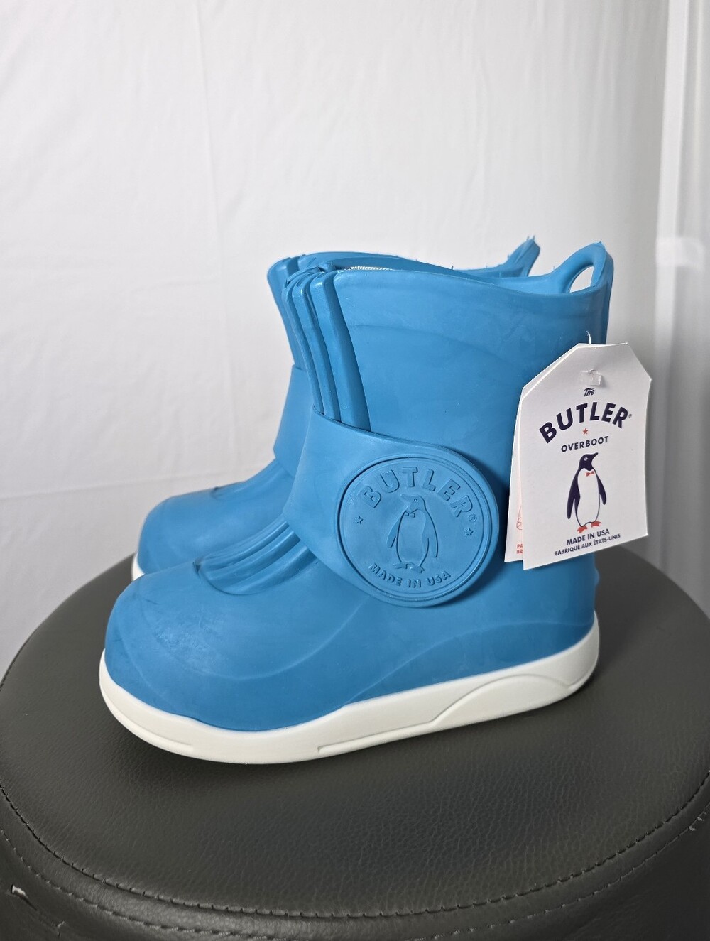 Butler Overboot Waterproof Blue Shoe Covers Size 11